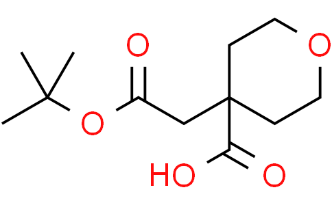 4-(2-tert-butoxy-2-oxo-ethyl)tetrahydropyran-4-carboxylic acid