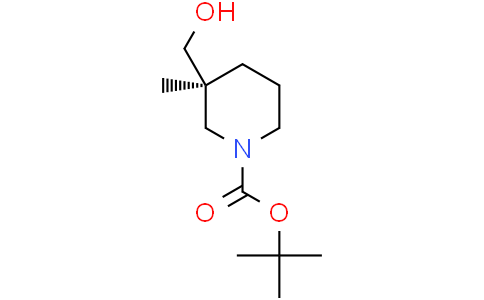 tert-butyl (3S)-3-(hydroxymethyl)-3-methyl-piperidine-1-carboxylate
