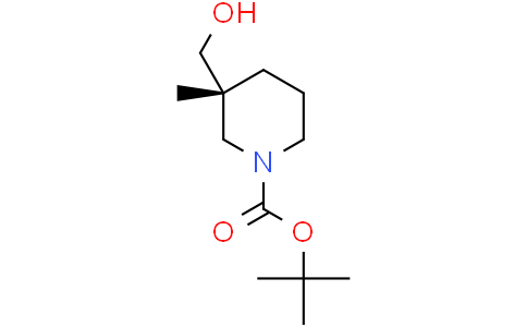 tert-butyl (3R)-3-(hydroxymethyl)-3-methyl-piperidine-1-carboxylate
