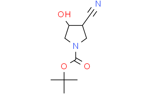 tert-butyl 3-cyano-4-hydroxypyrrolidine-1-carboxylate