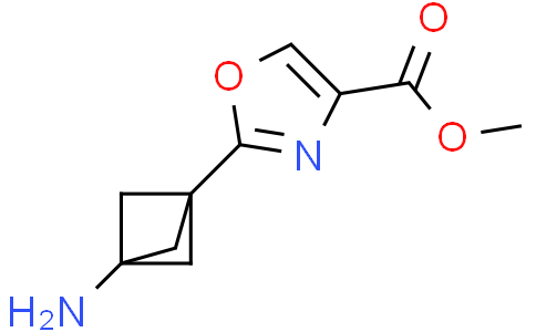 methyl 2-(3-amino-1-bicyclo[1.1.1]pentanyl)oxazole-4-carboxylate