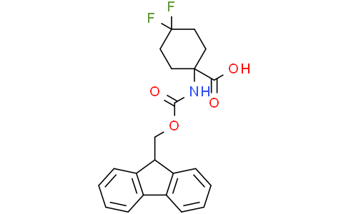 1-(9H-fluoren-9-ylmethoxycarbonylamino)-4,4-difluoro-cyclohexanecarboxylic acid