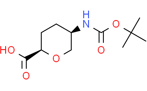 cis-5-(tert-butoxycarbonylamino)tetrahydropyran-2-carboxylic acid
