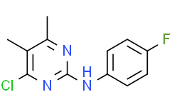 4-氯-2-(4-氟苯基氨基)-5,6-二甲基嘧啶