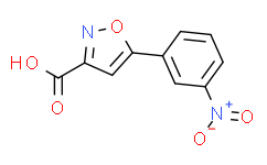 5-(3-硝基苯基)异噁唑-3-甲酸,≥97%