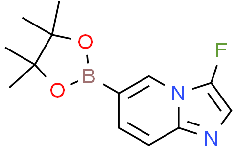 3-fluoro-6-(4,4,5,5-tetramethyl-1,3,2-dioxaborolan-2-yl)imidazo[1,2-a]pyridine