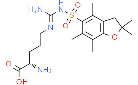 (2S)-2-amino-5-[[N-[(2,2,4,6,7-pentamethyl-3H-benzofuran-5-yl)sulfonyl]carbamimidoyl]amino]pentanoic acid