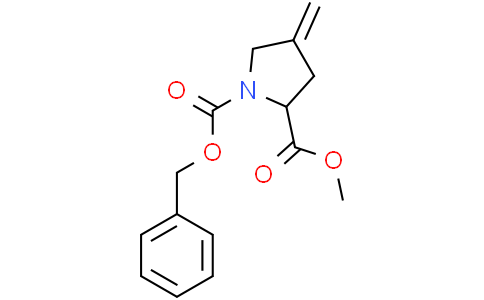 1-benzyl 2-methyl (2S)-4-methylidenepyrrolidine-1,2-dicarboxylate
