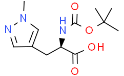 (2R)-2-[[(tert-butoxy)carbonyl]amino]-3-(1-methyl-1H-pyrazol-4-yl)propanoic acid
