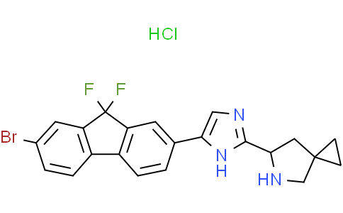 (S)-6-(5-(7-Bromo-9,9-Difluoro-9H-Fluoren-2-Yl)-1H-Imidazol-2-Yl)-5-Azaspiro[2.4]Heptane HydrochlorideCas:2004675-25-4