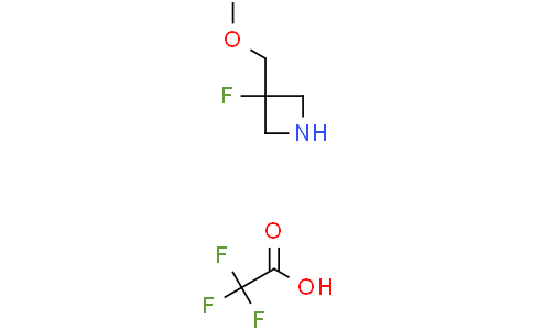 3-fluoro-3-(methoxymethyl)azetidine; trifluoroacetic acid