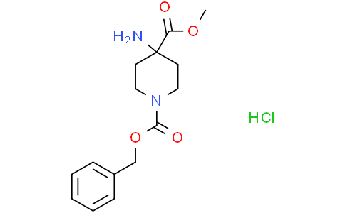 O1-benzyl O4-methyl 4-aminopiperidine-1,4-dicarboxylate hydrochloride