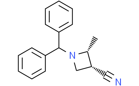 cis-1-(diphenylmethyl)-2-methylazetidine-3-carbonitrile
