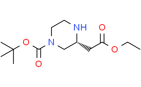 tert-butyl (3R)-3-(2-ethoxy-2-oxo-ethyl)piperazine-1-carboxylate