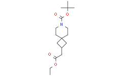 tert-butyl 2-(2-ethoxy-2-oxoethyl)-7-azaspiro[3.5]nonane-7-carboxylate