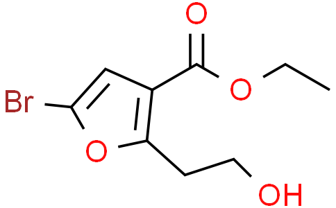ethyl 5-bromo-2-(2-hydroxyethyl)furan-3-carboxylate