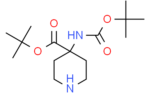 tert-butyl 4-{[(tert-butoxy)carbonyl]amino}piperidine-4-carboxylate