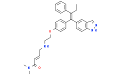 (E)-4-[2-[4-[(E)-1-(1H-indazol-5-yl)-2-phenylbut-1-enyl]phenoxy]ethylamino]-N，N-dimethylbut-2-enamide