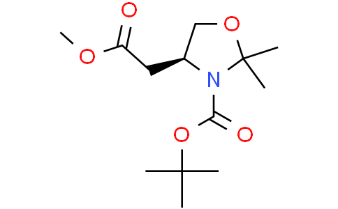 tert-butyl (4S)-4-(2-methoxy-2-oxo-ethyl)-2,2-dimethyl-oxazolidine-3-carboxylate