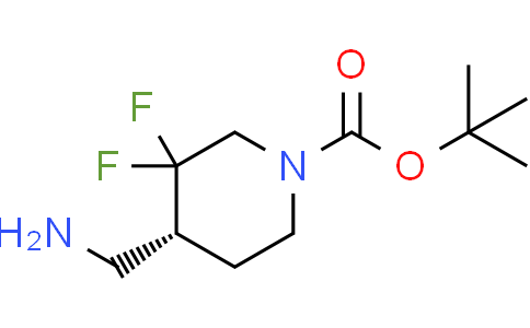 tert-butyl (4R)-4-(aminomethyl)-3,3-difluoropiperidine-1-carboxylate