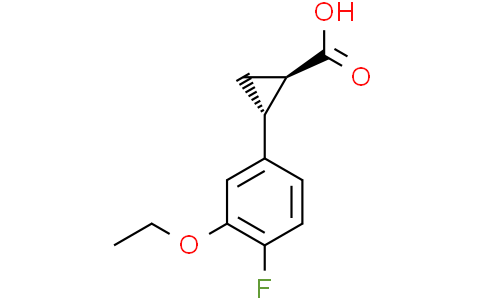 (1R,2R)-2-(3-ethoxy-4-fluoro-phenyl)cyclopropanecarboxylic acid