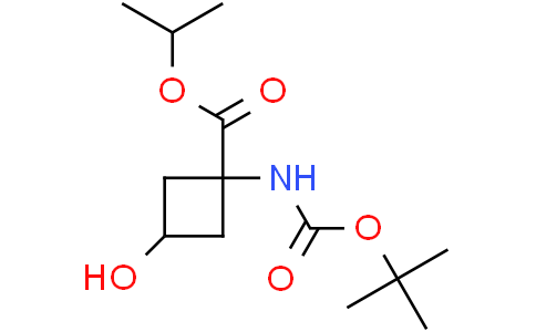 isopropyl trans-1-(tert-butoxycarbonylamino)-3-hydroxy-cyclobutanecarboxylate