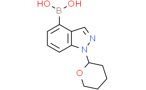 (1-(Tetrahydro-2H-pyran-2-yl)-1H-indazol-4-yl)boronic acidCas:2056937-90-5