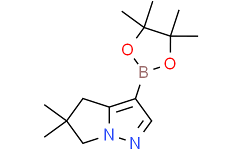 5,5-dimethyl-3-(tetramethyl-1,3,2-dioxaborolan-2-yl)-4H,5H,6H-pyrrolo[1,2-b]pyrazole