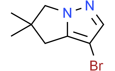 3-bromo-5,5-dimethyl-4H,5H,6H-pyrrolo[1,2-b]pyrazole