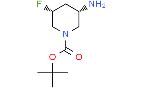 tert-butyl (3S,5R)-3-amino-5-fluoropiperidine-1-carboxylate