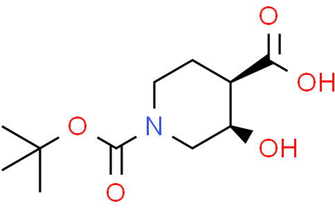 cis-1-[(tert-butoxy)carbonyl]-3-hydroxypiperidine-4-carboxylic acid