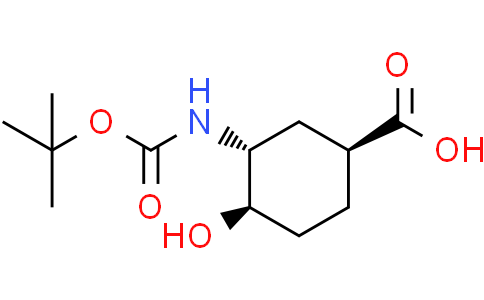 (1S,3R,4R)-3-(tert-butoxycarbonylamino)-4-hydroxy-cyclohexanecarboxylic acid