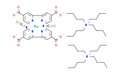 双(四丁基铵)二氢双(异硫氰酸)双(2，2'-二吡啶基-4，4'-二甲酸)钌(II),95%，NMR