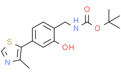 (2-羟基-4-(4-甲基噻唑-5-基)苄基)氨基甲酸叔丁酯