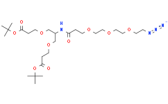 2-(叠氮基-PEG3-酰胺基)-1,3-双(叔丁基酯)