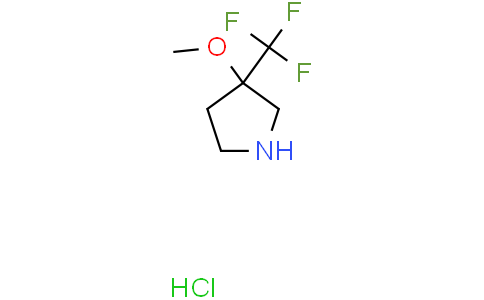 3-methoxy-3-(trifluoromethyl)pyrrolidine hydrochloride
