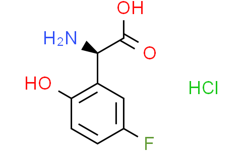 (R)-2-Amino-2-(5-fluoro-2-hydroxyphenyl)acetic acid hydrochlorideCas:2089388-98-5