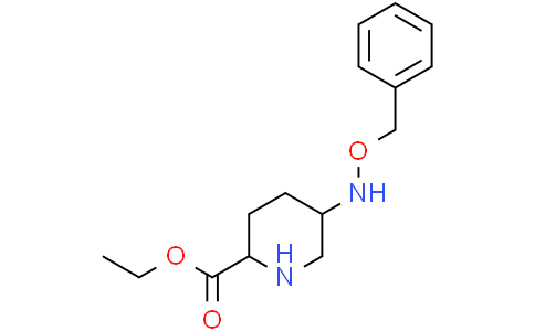 ethyl (2R,5R)-5-(benzyloxyamino)piperidine-2-carboxylate