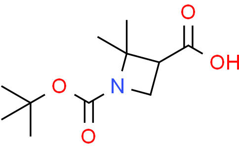 1-[(tert-butoxy)carbonyl]-2,2-dimethylazetidine-3-carboxylic acid