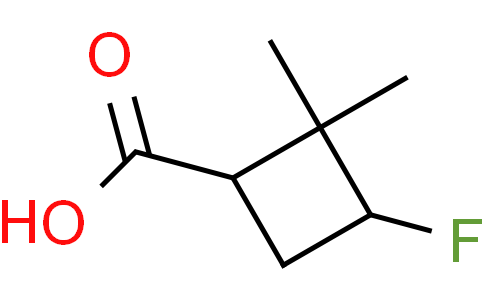 3-fluoro-2,2-dimethylcyclobutane-1-carboxylic acid