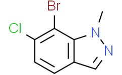 7-bromo-6-chloro-1-methyl-indazole