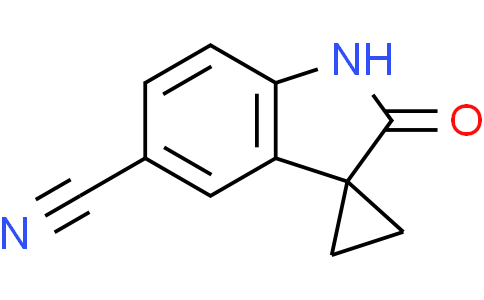 2'-oxo-1',2'-dihydrospiro[cyclopropane-1,3'-indole]-5'-carbonitrile