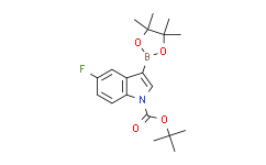 1-Boc-5-氟吲哚-3-硼酸频哪醇酯,95%