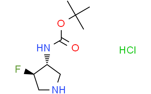 tert-Butyl ((3R,4R)-4-fluoropyrrolidin-3-yl)carbamate hydrochlorideCas:2097061-04-4