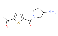 1-(5-(3-aminopyrrolidine-1-carbonyl)thiophen-2-yl)ethan-1-one,95%