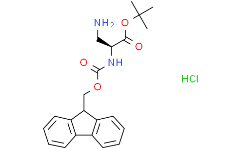 叔丁基(S)-2-((((9H-芴-9-基)甲氧基)羰基)氨基)-3-氨基丙酸盐酸盐