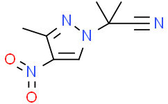 2-methyl-2-(3-methyl-4-nitro-pyrazol-1-yl)propanenitrile