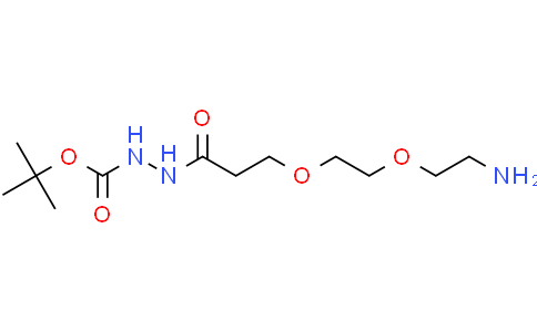 Amino-PEG2-C2-hydrazide-BocCas:2100306-60-1