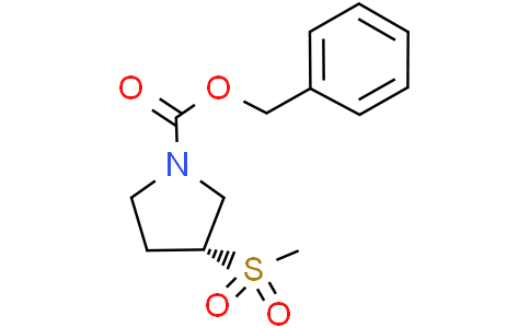 benzyl (3R)-3-methanesulfonylpyrrolidine-1-carboxylate