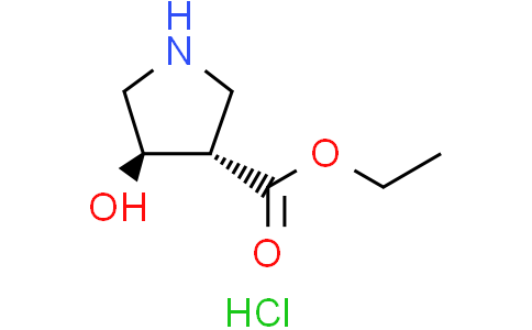 ethyl trans-4-hydroxypyrrolidine-3-carboxylate hydrochloride